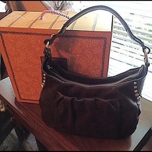 Brighton Cruz Chocolate Handbag